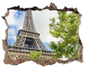 Fototapeta díra na zeď 3D Eiffelova věž Paříž nd-k-57097253