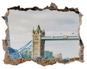 Fototapeta díra na zeď 3D Temže Londýn nd-k-59842518