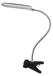 ACA Lighting LED stolní lampička s vypínačem a klipem BAZ 5W/230V/4000K/340Lm/120°/IP20, černá