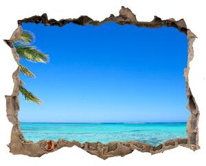 Nálepka fototapeta 3D výhled Tropická pláž nd-k-60645814