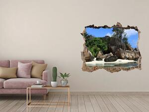 Nálepka fototapeta 3D výhled Seychely panorama nd-k-61342211