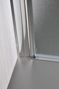 Jednokřídlé sprchové dveře do niky MOON 80 - 85 cm grape sklo