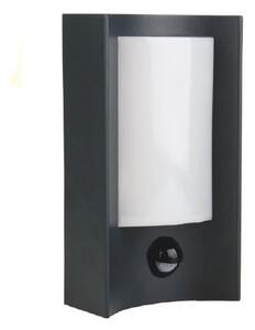 ACA Lighting Zahradní nástěnné LED svítidlo MIRANDE 7W/230V/3000K/350Lm/170°/IP54/PIR senzor, šedé