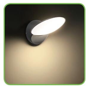 ACA Lighting Zahradní nástěnné LED svítidlo ACRI 14W/230V/3000K/630Lm/110°/IP54, tmavě šedé