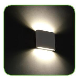 ACA Lighting Zahradní nástěnné LED svítidlo MAIDA 7W/230V/3000K/310Lm/60°/IP54, tmavě šedé