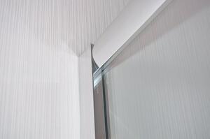 Sprchový kout rohový s posuvnými dveřmi ONYX A 1 čiré sklo 116 - 121 x 90 x 195 cm