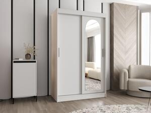 Šatní skříň Kreloin 120, Barva: bílá, Zásuvky: Ne 5903211418006