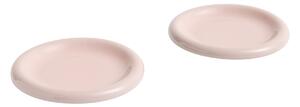 HAY Sada talířů Barro Ø18, Pink, 2ks