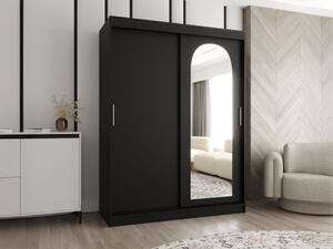 Šatní skříň Kreloin 150, Barva: černá, Zásuvky: Ne 5903211418051