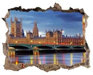 Fototapeta díra na zeď 3D Temže Londýn nd-k-62913588