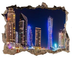 Nálepka fototapeta 3D výhled Dubaj noc nd-k-64879724