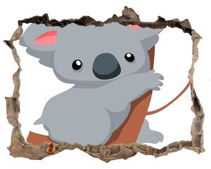 Díra 3D fototapeta nálepka Koala na stromě nd-k-66617317