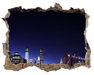 Fototapeta díra na zeď 3D Brooklynský most nd-k-66983366