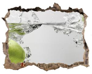 Nálepka 3D díra Jablko pod vodou nd-k-67341164