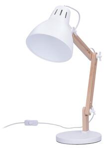SOLIGHT Stolní lampa Falun, E27, bílá