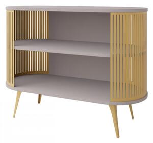 Regál Mozimo Gold, Barva: zlatá / arktická bílá 5903211454073
