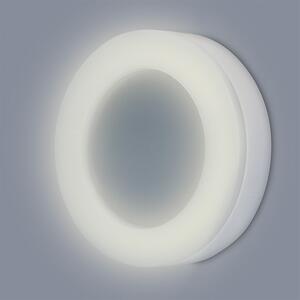 SOLIGHT LED venkovní přisazené svítidlo RING 15W/230V/1050Lm/4000K/120°/IP65, kruhové bílé
