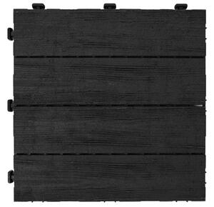 Multy home Gumová dlaždice ARISTA Wood 30 x 30 cm, antracit, 1 ks 4016.91.00