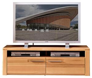 KOMODA POD TELEVIZI, jádrový buk, barvy buku, 130/40/45 cm Livetastic, Online Only