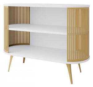 Regál Mozimo Gold, Barva: zlatá / arktická bílá 5903211454073