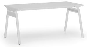 Kancelářský stůl PRIMO SIGMA, 1600 x 800 mm, bílá podnož, bílá