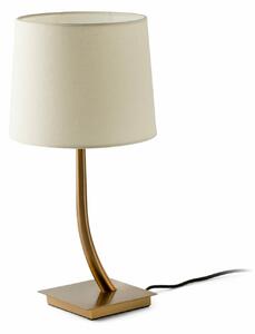 REM bronzová/béžová stolní lampa - FARO