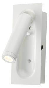 ACA DECOR LED nástěnná lampička AIAS 3W/230V/3200K/190Lm/40°/IP20, bílá