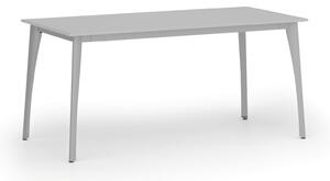 Jednací kancelářský stůl PRIMO OMEGA, 160x80 cm, šedá podnož, šedá