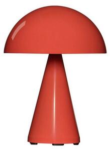 Hübsch HÜBSCH LED stolní lampa Mush, světle červená, výška 20 cm, stmívatelný, Červená, kov, Moderní
