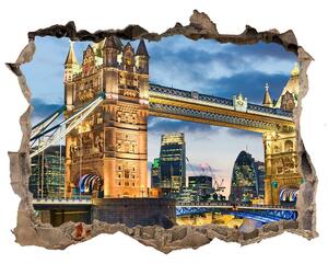 Fototapeta díra na zeď 3D Tower bridge Londýn nd-k-70326828