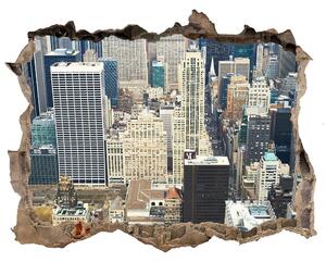 Fototapeta díra na zeď 3D Manhattan New York nd-k-70294743