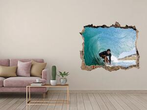 Fototapeta díra na zeď 3D Surfař na vlně nd-k-70293058