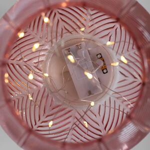 FLHF Murcia LED dekorace růžová, 16 x 17,5 cm