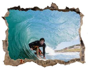Fototapeta díra na zeď 3D Surfař na vlně nd-k-70293058