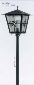 GALBUSERA Venkovní kovaná stojací lampa model 3076