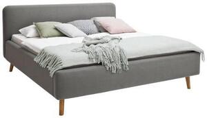ČALOUNĚNÁ POSTEL, 180/200 cm, světle šedá Livetastic, Online Only