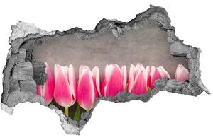 Samolepící nálepka na zeď Růžové tulipány nd-b-102142486