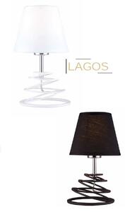 ACA DECOR Stolní lampa LAGOS max. 60W/E27/230V/IP20, bílá