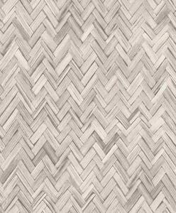 RASCH | Vliesová tapeta na zeď Beachhouse 410365 | 0,53 x 10,05 m | krémová, šedá