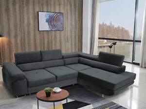 Rohová sedací souprava Ascend L (šedá) (P). Akce -33%
