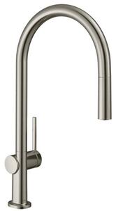 Dřezová baterie Hansgrohe Talis s vytahovací sprškou vzhled nerezu 72802800