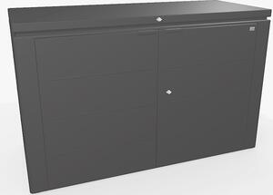 Biohort Víceúčelový úložný box HighBoard 160 x 70 x 118 (tmavě šedá metalíza) 160 cm (3 krabice)