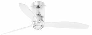 FARO 33393-9 MINI TUBE FAN M LED, transparentní, stropní LED ventilátor s DC motorem - FARO