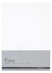 Bavlněné prostěradlo FINO - s gumou v rozích bílá 90 x 200 cm