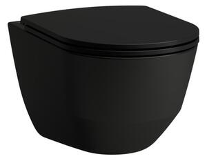 Wc závěsné Laufen Pro vodorovný odpad 53x36x34,5 cm černá mat H8209667160001