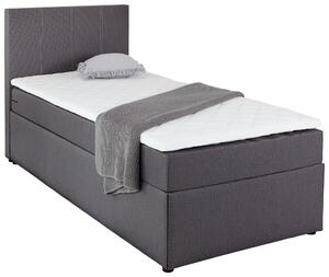 AMERICKÁ POSTEL, 90/200 cm, textil, šedá P & B, Online Only