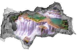 Díra 3D ve zdi nálepka Thajsko vodopád nd-b-117248040