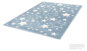 Teppiche Lalee OHG. Kusový koberec AMIGO 329/blue, Modrá, Vícebarevné, 80 x 150 cm