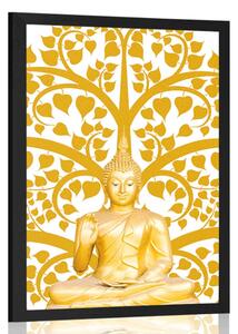 Plakát Buddha se stromem života