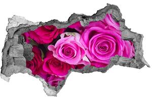 Samolepící nálepka Kytice růžových růží nd-b-119338760
